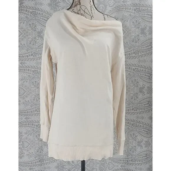 Anthropologie Pilcro and the Letterpress Dona Tunic ladies sweater Ivory Size XS - Picture 3 of 12